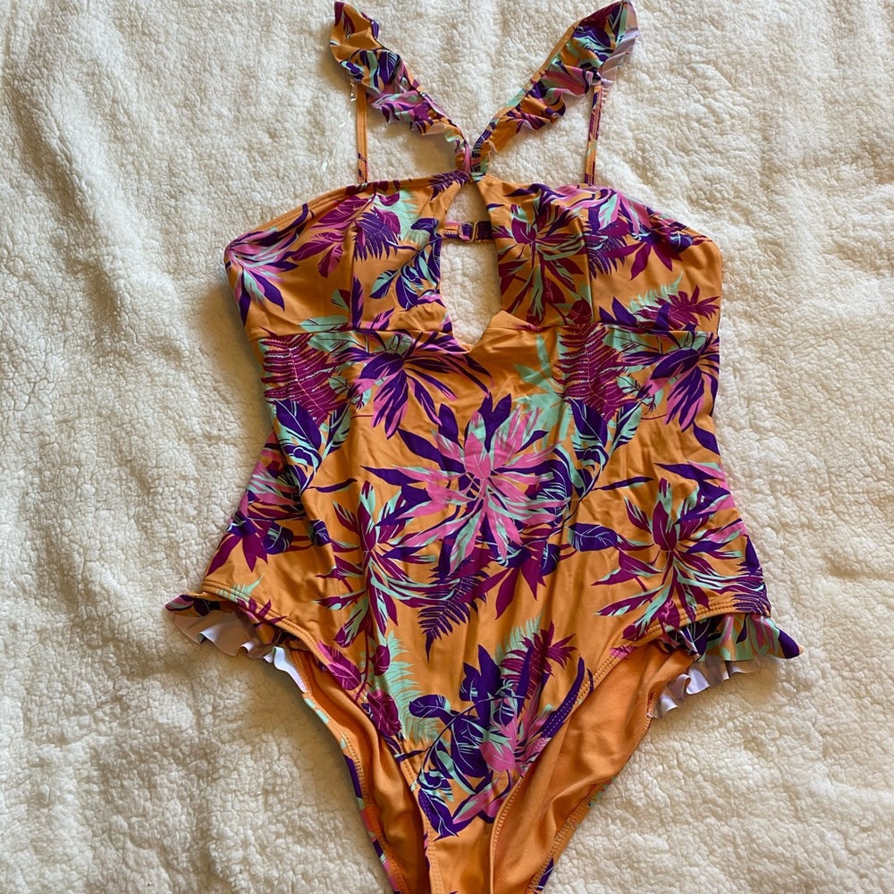 Fun, flirty One Piece Swimsuit by XOXO